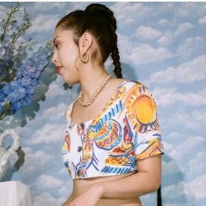 Maryam Nassir Zadeh centre top